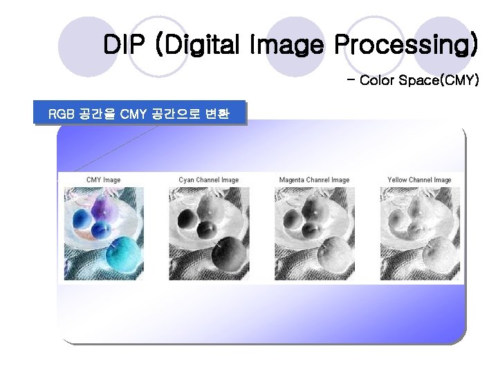 DIP (Digital Image Processing) - Color Space(CMY) RGB 공간을 CMY 공간으로 변환 