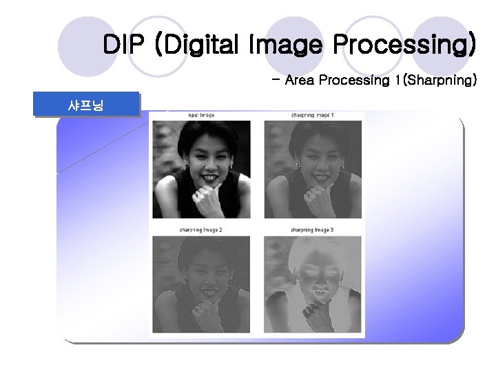 DIP (Digital Image Processing) - Area Processing 1(Sharpning) 샤프닝 
