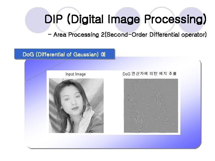 DIP (Digital Image Processing) - Area Processing 2(Second-Order Differential operator) Do. G (Differential of