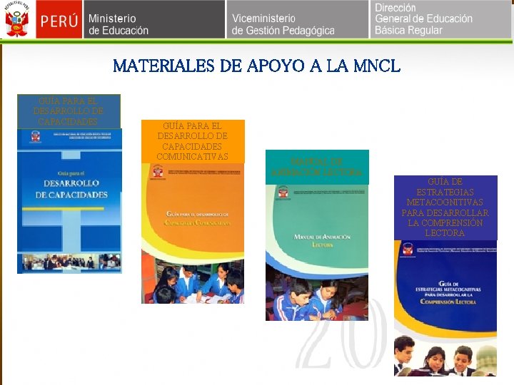 MATERIALES DE APOYO A LA MNCL GUÍA PARA EL DESARROLLO DE CAPACIDADES COMUNICATIVAS MANUAL