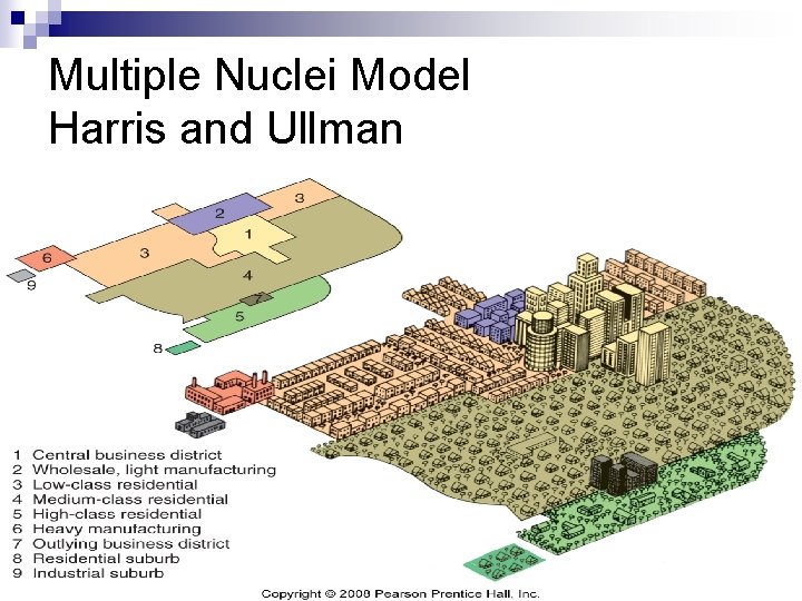 Multiple Nuclei Model Harris and Ullman 