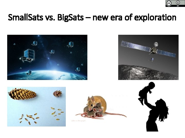 Small. Sats vs. Big. Sats – new era of exploration Small. Sats vs. Big. Sats – new era of exploration