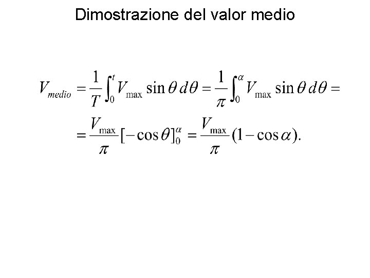 Dimostrazione del valor medio 