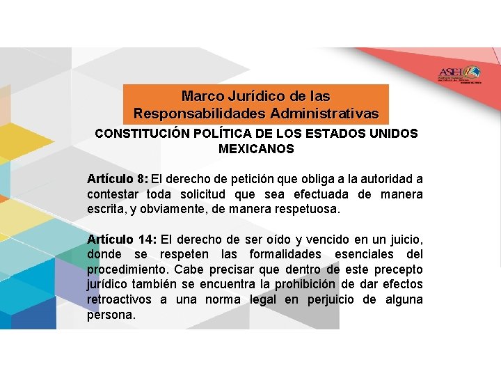 Marco Jurídico de las Responsabilidades Administrativas CONSTITUCIÓN POLÍTICA DE LOS ESTADOS UNIDOS MEXICANOS Artículo