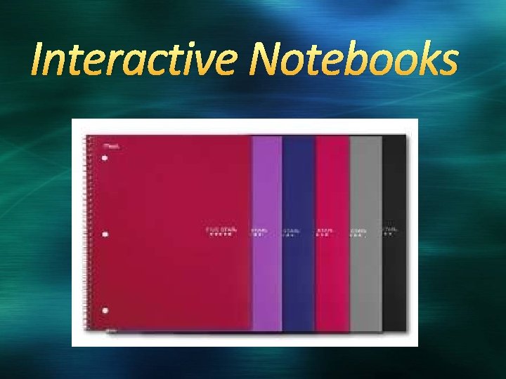 Interactive Notebooks 