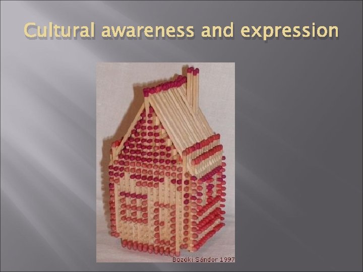 Cultural awareness and expression 