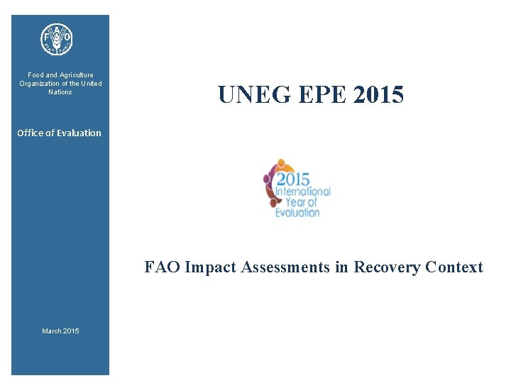 Food and Agriculture Organization of the United Nations