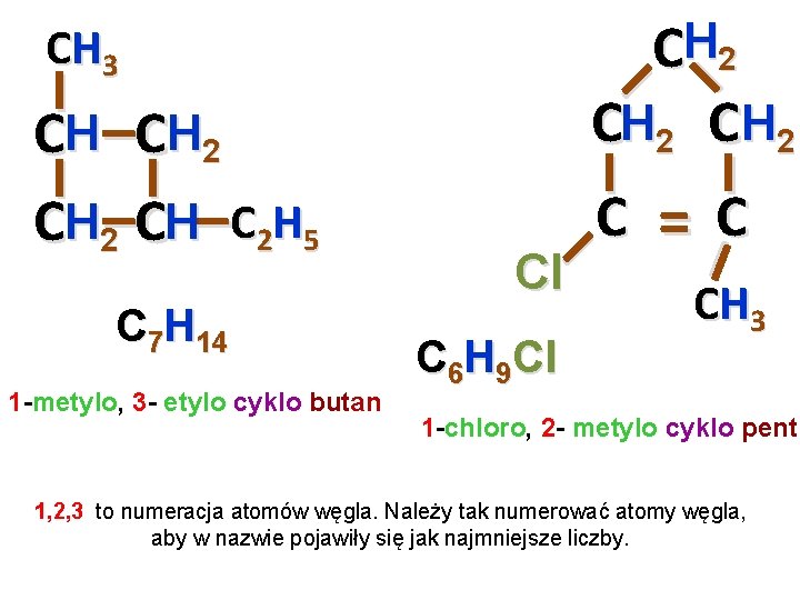 C 6 H 9 Cl I 1 -metylo, 3 - etylo cyklo butan I C 6 H 9 Cl I 1 -metylo, 3 - etylo cyklo butan I