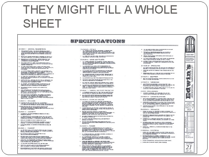 THEY MIGHT FILL A WHOLE SHEET 14 