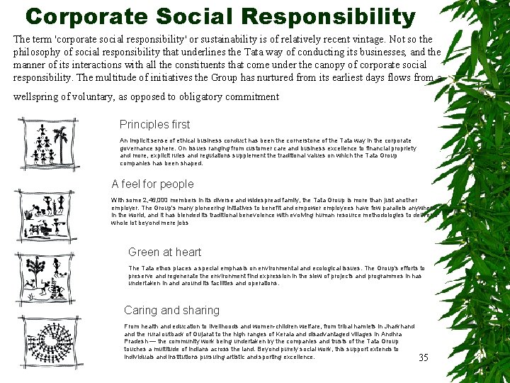 Corporate Social Responsibility The term 'corporate social responsibility' or sustainability is of relatively recent