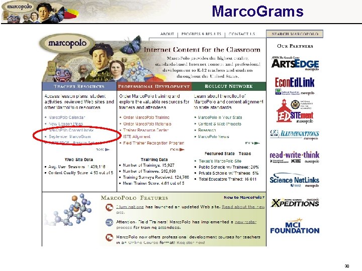 Marco. Grams 30 Marco. Grams 30