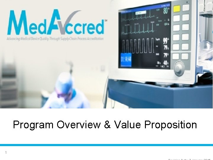 Program Overview & Value Proposition 1 © Performance Review Institute Program Overview & Value Proposition 1 © Performance Review Institute