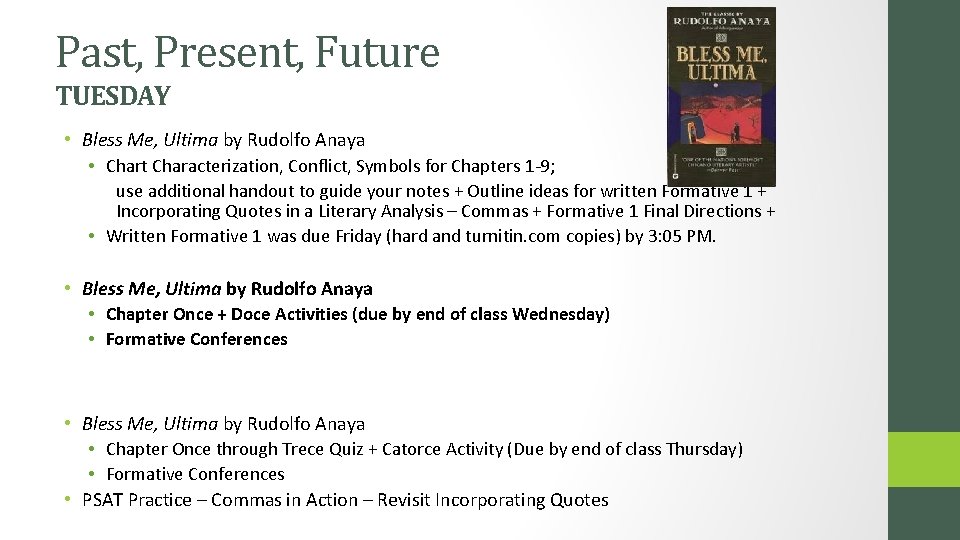 Snow Day Monday Hook Housekeeping Homework How Was