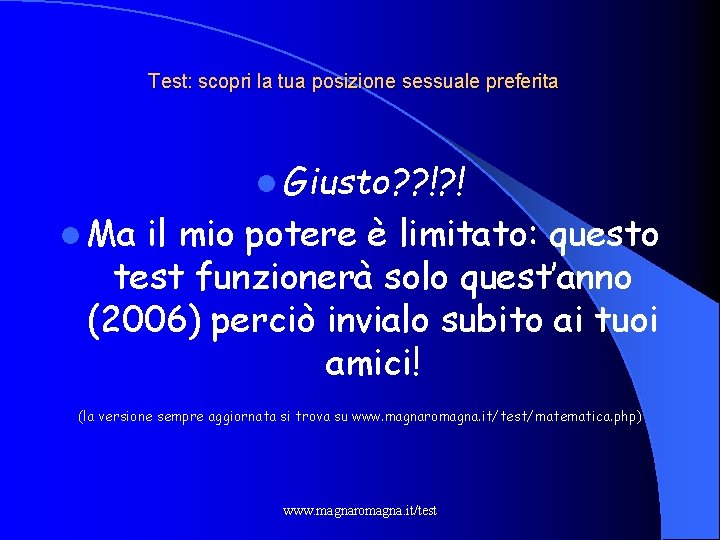 Test: scopri la tua posizione sessuale preferita l Giusto? ? !? ! l Ma