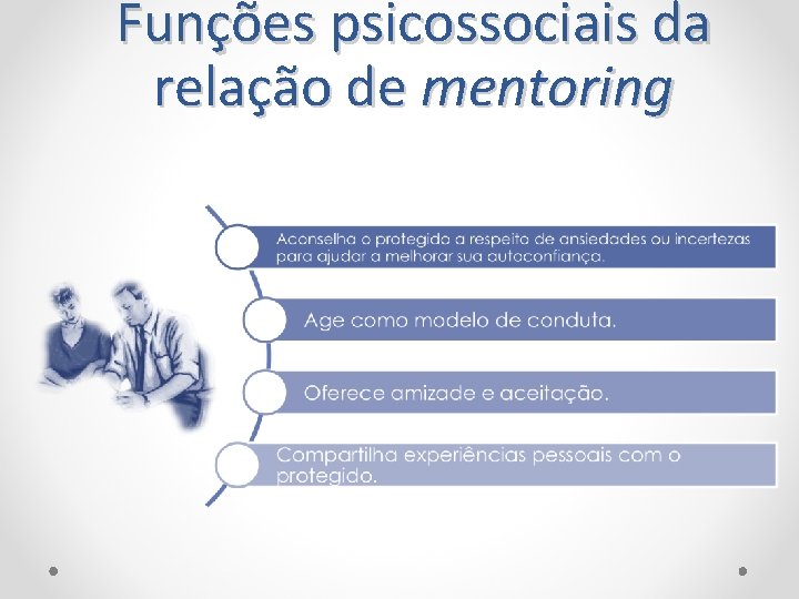 Funções psicossociais da relação de mentoring 