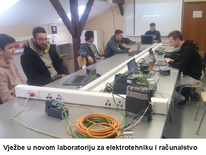 Vježbe u novom laboratoriju za elektrotehniku i računalstvo 