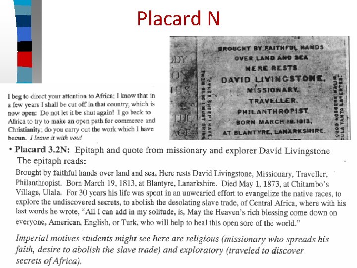 Placard N 