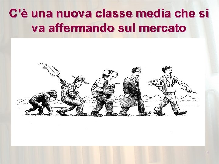 C’è una nuova classe media che si va affermando sul mercato 11 