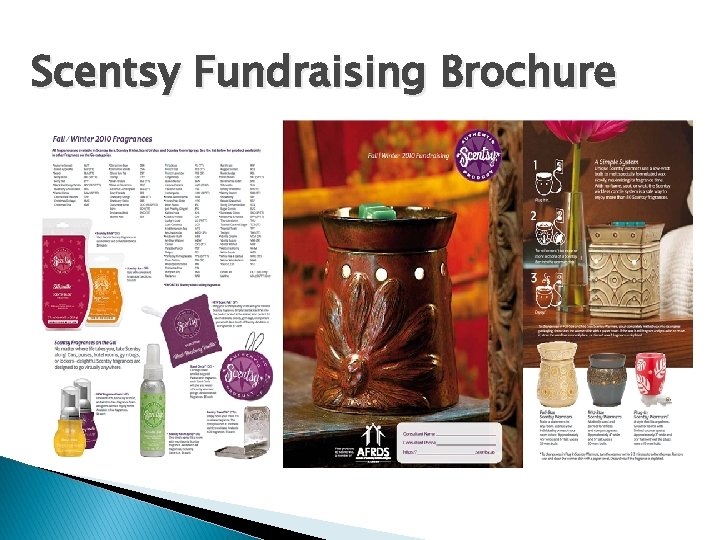 Scentsy Fundraising Brochure 