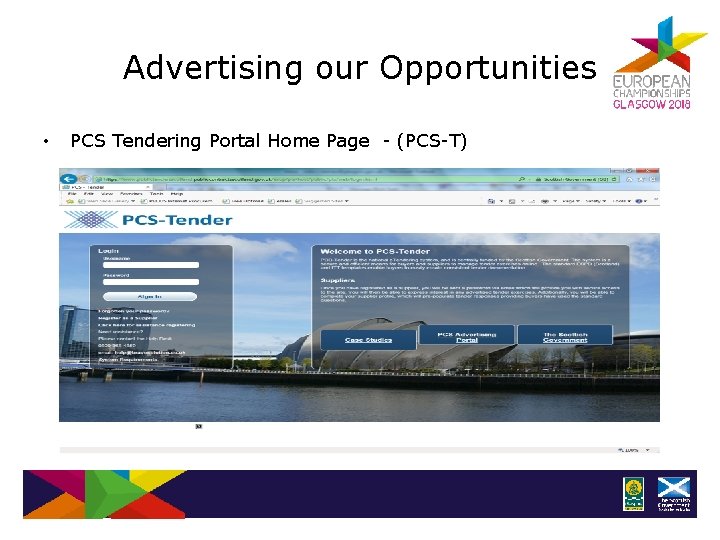 Advertising our Opportunities • PCS Tendering Portal Home Page - (PCS-T) 