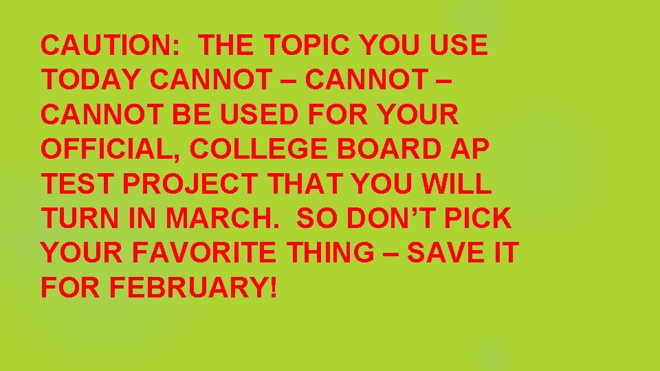 CAUTION: THE TOPIC YOU USE TODAY CANNOT – CANNOT BE USED FOR YOUR OFFICIAL, CAUTION: THE TOPIC YOU USE TODAY CANNOT – CANNOT BE USED FOR YOUR OFFICIAL,