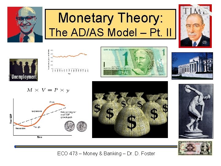 Monetary Theory: The AD/AS Model – Pt. II ECO 473 – Money & Banking