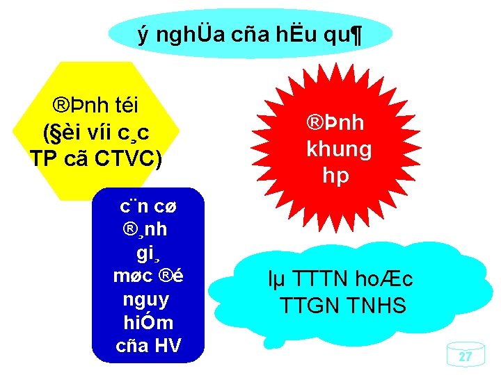 ý nghÜa cña hËu qu¶ ®Þnh téi (§èi víi c¸c TP cã CTVC) c¨n