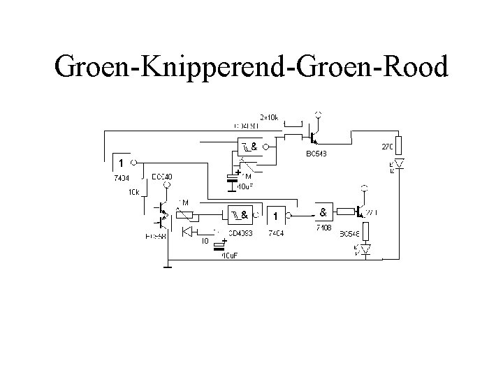 Groen-Knipperend-Groen-Rood 