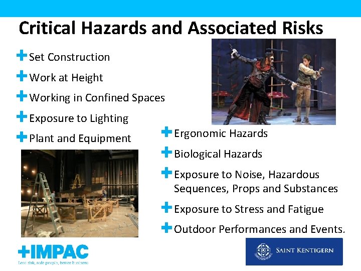 Critical Hazards and Associated Risks Set Construction Work at Height Working in Confined Spaces
