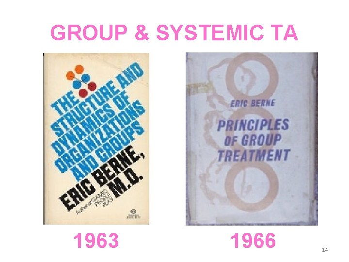 GROUP & SYSTEMIC TA 1963 1966 14 