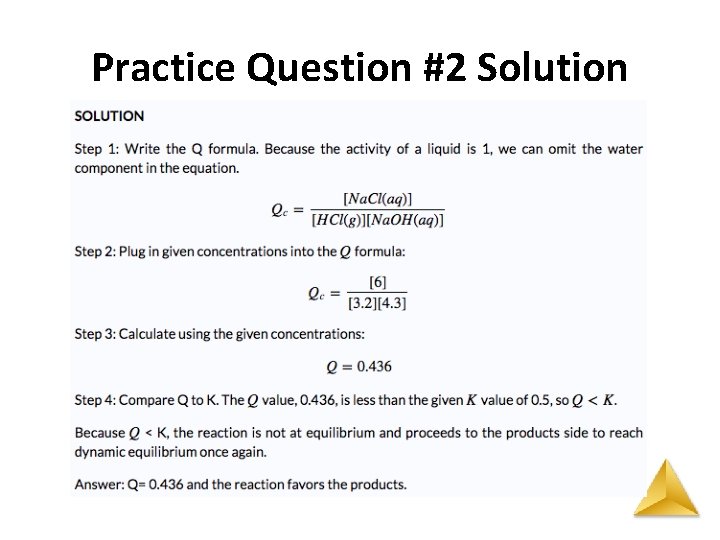 Practice Question #2 Solution 