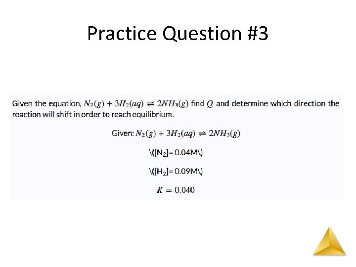 Practice Question #3 