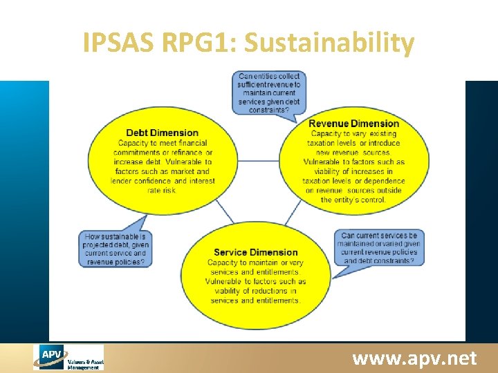 IPSAS RPG 1: Sustainability www. apv. net 