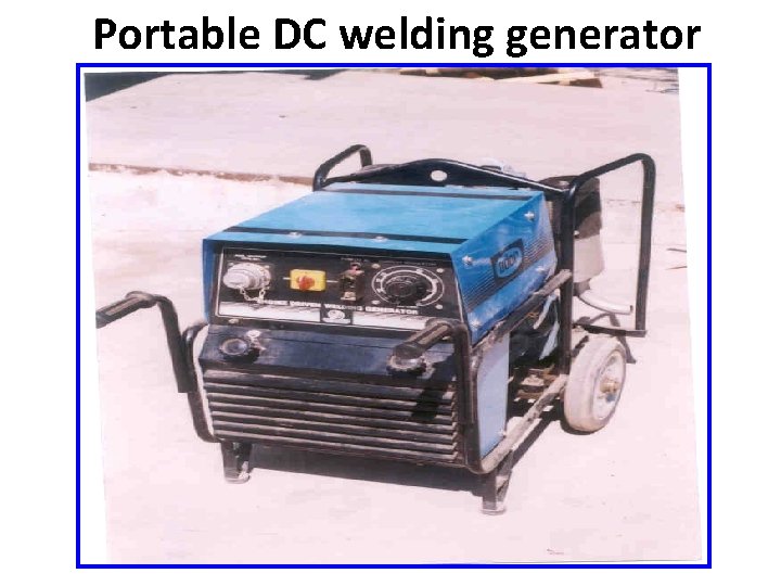 Portable DC welding generator 