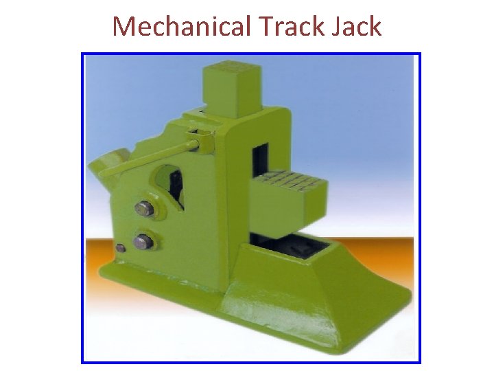 Mechanical Track Jack 