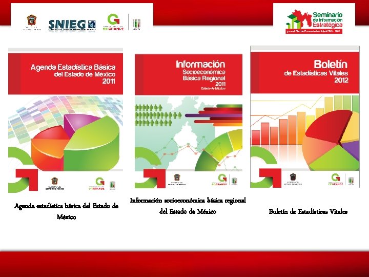 Agenda estadística básica del Estado de México Información socioeconómica básica regional del Estado de