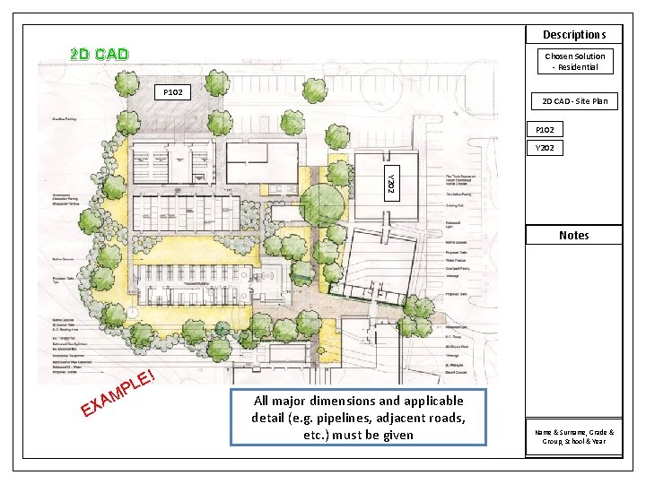 Descriptions 2 D CAD Chosen Solution - Residential P 102 2 D CAD - Descriptions 2 D CAD Chosen Solution - Residential P 102 2 D CAD -