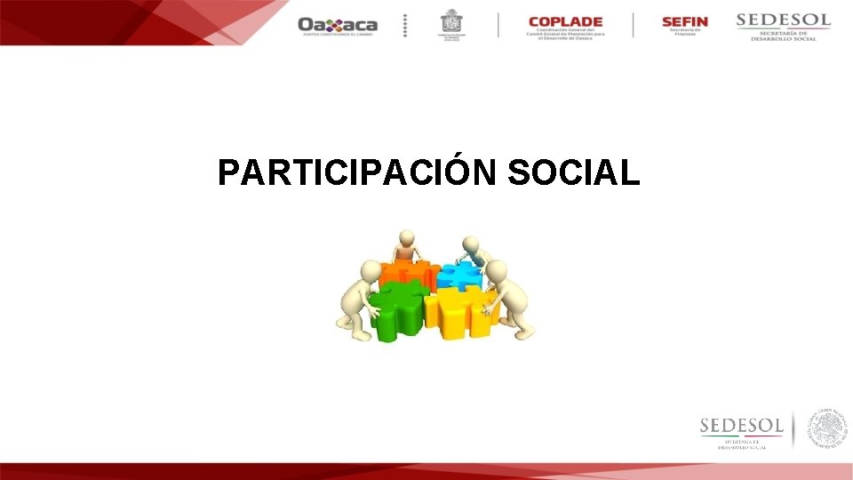 PARTICIPACIÓN SOCIAL 