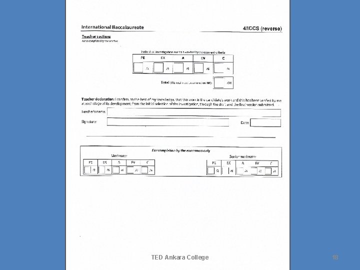 TED Ankara College 18 TED Ankara College 18