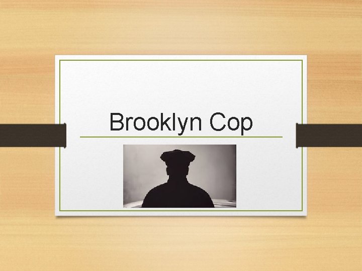Brooklyn Cop 