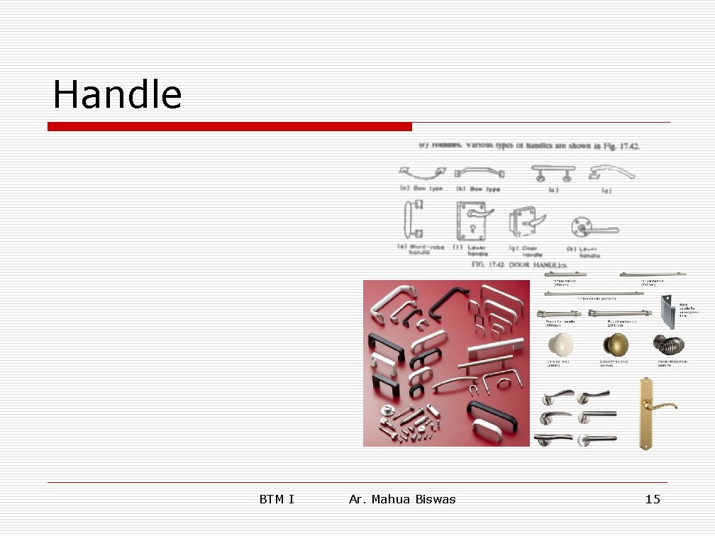 Handle BTM I Ar. Mahua Biswas 15 