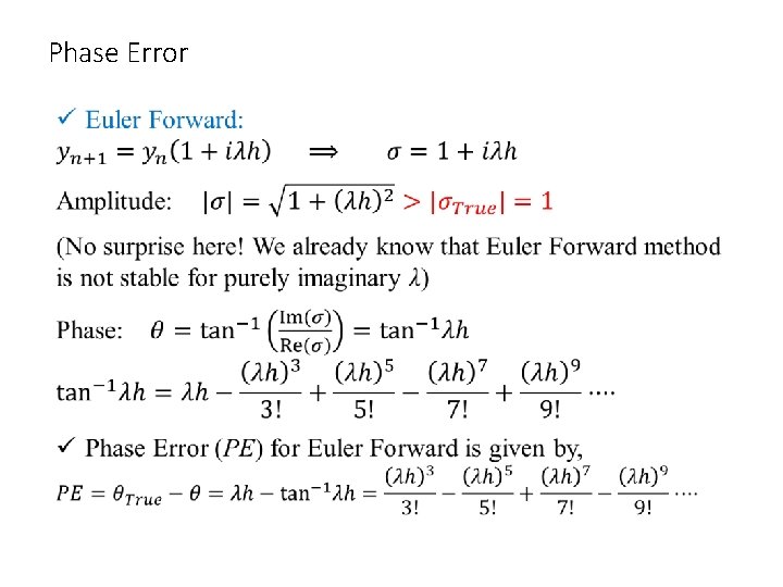 Phase Error • 