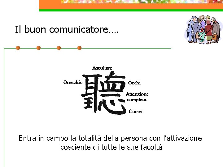 Il buon comunicatore…. Entra in campo la totalità della persona con l’attivazione cosciente di