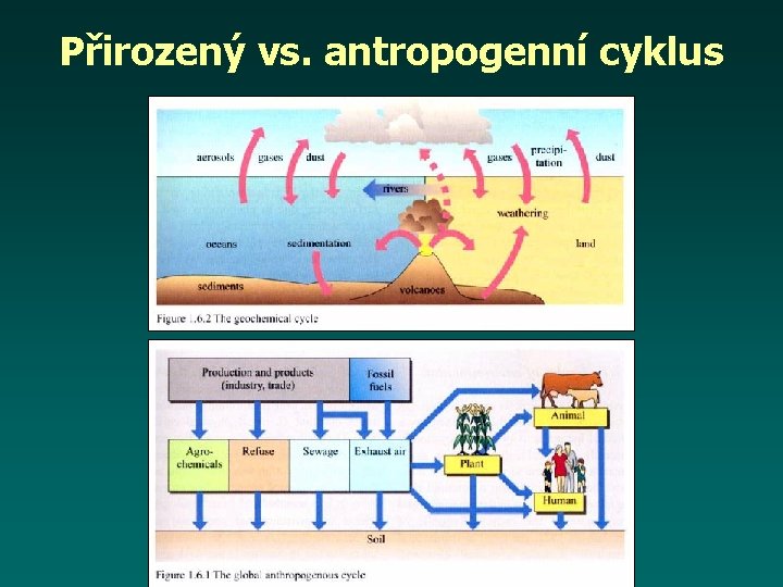 Přirozený vs. antropogenní cyklus 