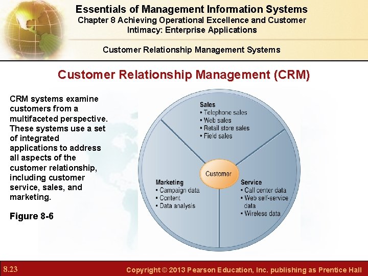 Essentials of Management Information Systems Chapter 8 Achieving Operational Excellence and Customer Intimacy: Enterprise