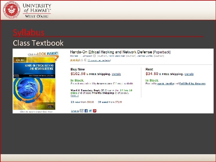 Syllabus Class Textbook 4 Syllabus Class Textbook 4