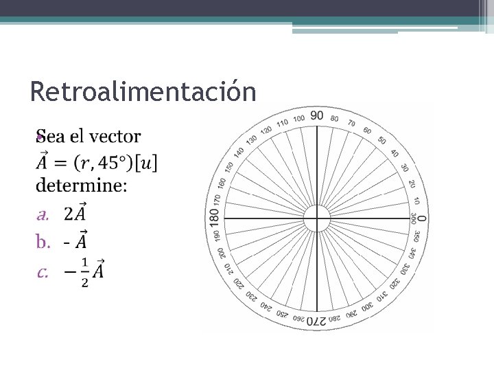 Retroalimentación • 