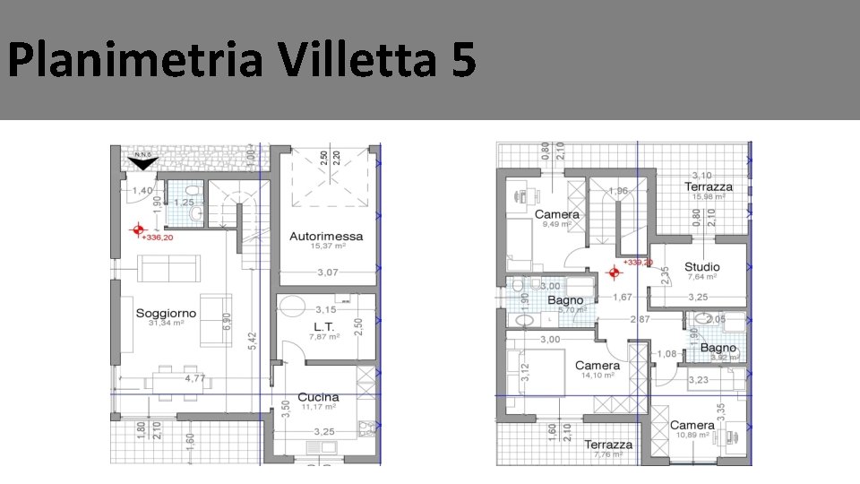 Planimetria Villetta 5 