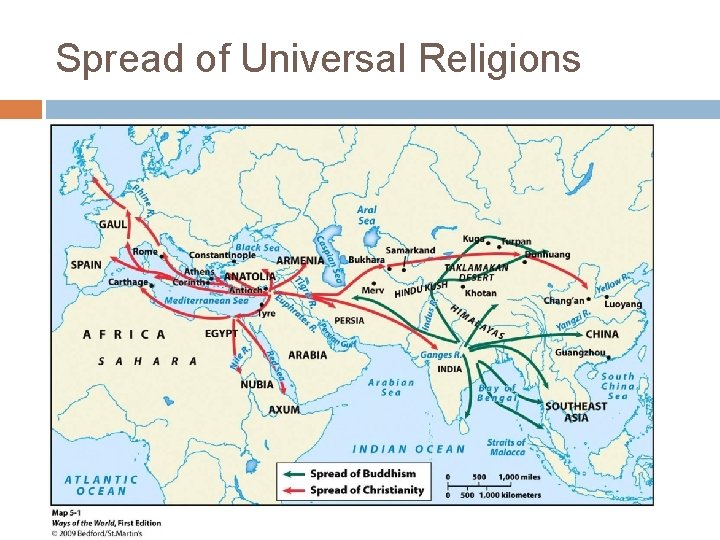 Spread of Universal Religions 