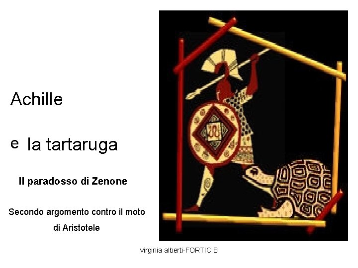Achille e la tartaruga Il paradosso di Zenone Secondo argomento contro il moto di